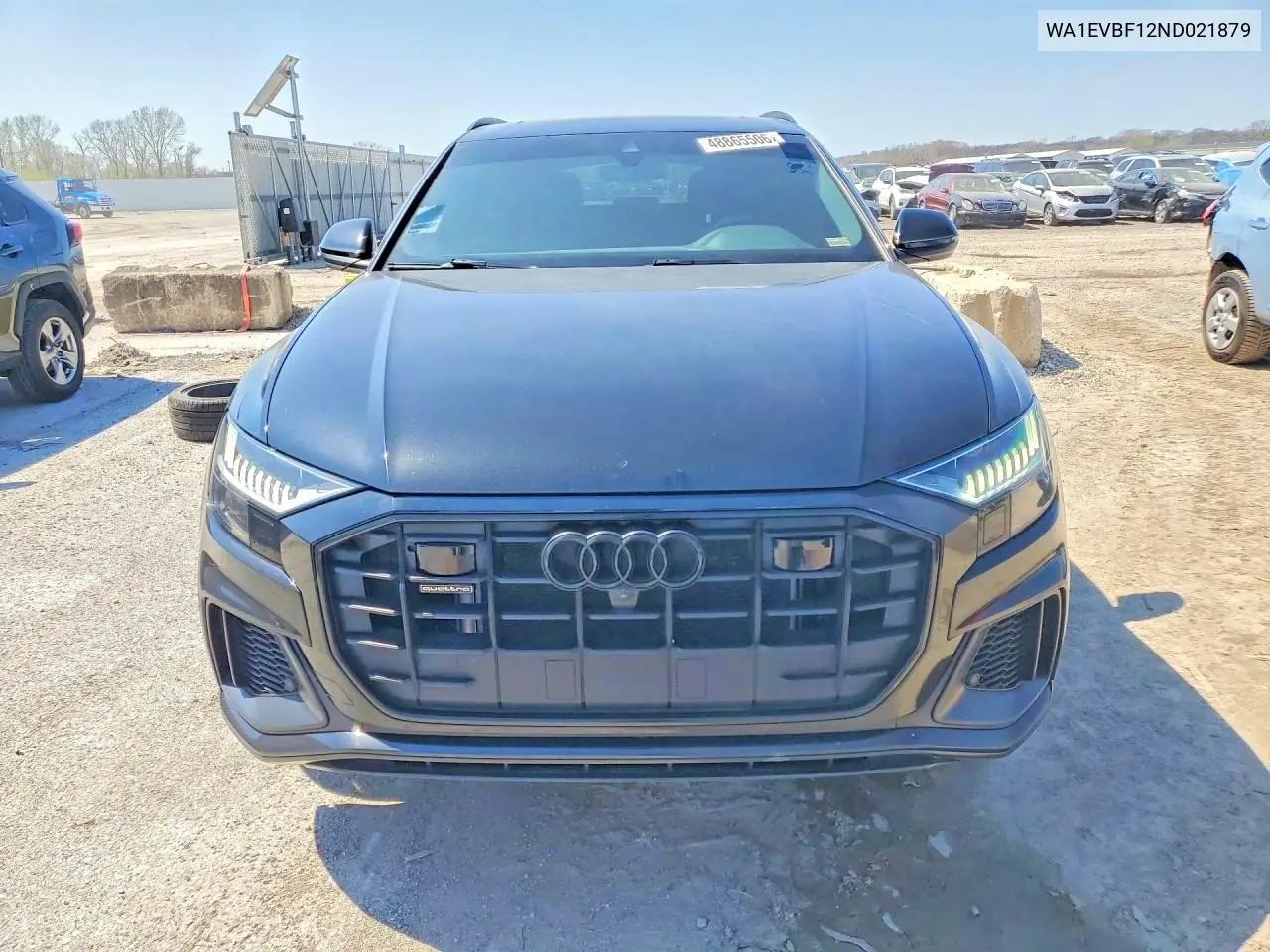 2022 Audi Q8 Premium Plus S-Line VIN: WA1EVBF12ND021879 Lot: 55615466