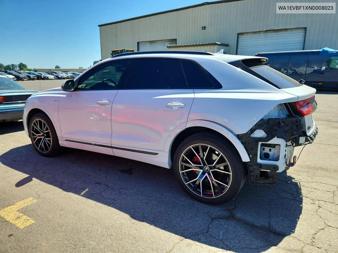 2022 Audi Q8 Premium Plus S-Line VIN: WA1EVBF1XND008023 Lot: 57587836