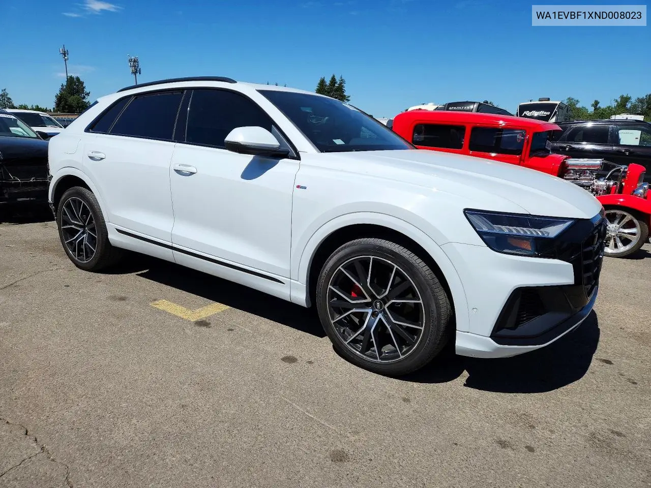2022 Audi Q8 Premium Plus S-Line VIN: WA1EVBF1XND008023 Lot: 57587836