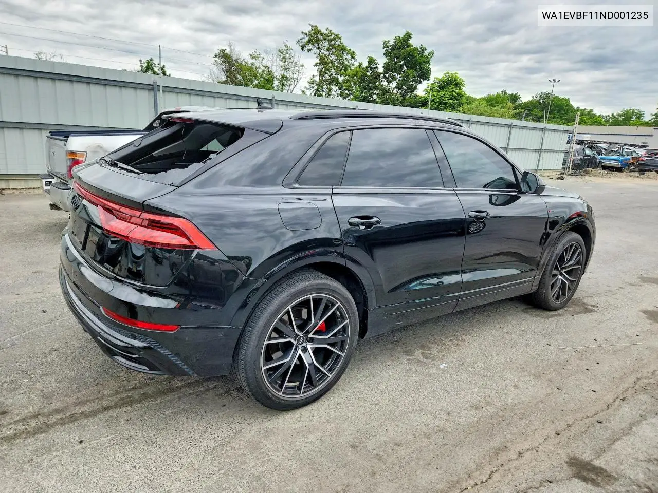 2022 Audi Q8 Premium Plus S-Line VIN: WA1EVBF11ND001235 Lot: 57829156