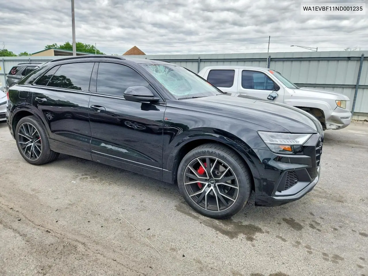 2022 Audi Q8 Premium Plus S-Line VIN: WA1EVBF11ND001235 Lot: 57829156