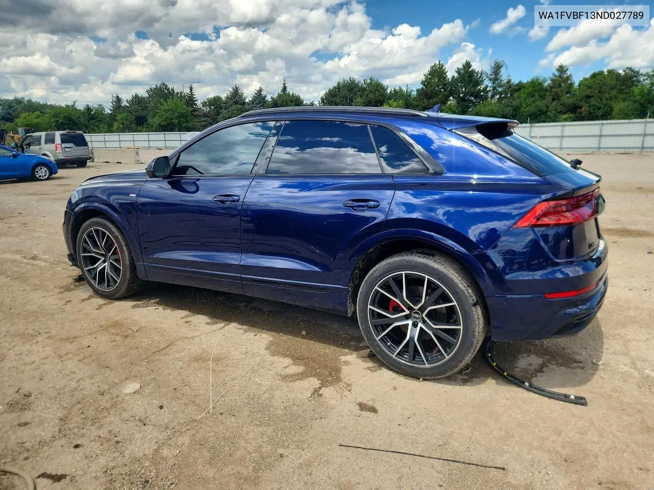 2022 Audi Q8 Prestige S-Line VIN: WA1FVBF13ND027789 Lot: 57949456