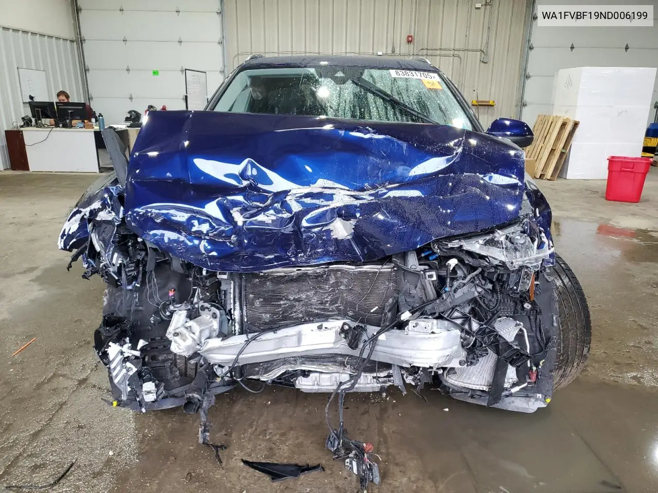 2022 Audi Q8 Prestige S-Line VIN: WA1FVBF19ND006199 Lot: 83831705