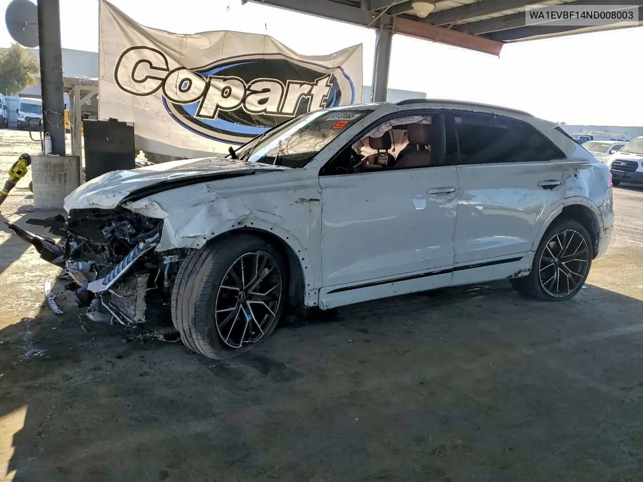 2022 Audi Q8 Premium Plus S-Line VIN: WA1EVBF14ND008003 Lot: 95930065
