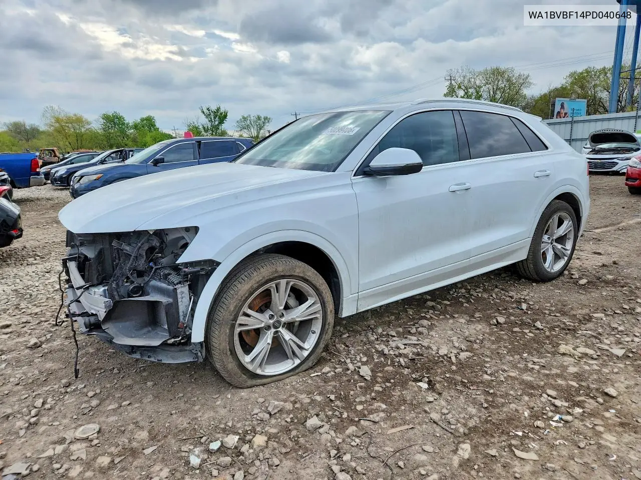 2023 Audi Q8 Premium Plus VIN: WA1BVBF14PD040648 Lot: 50299406