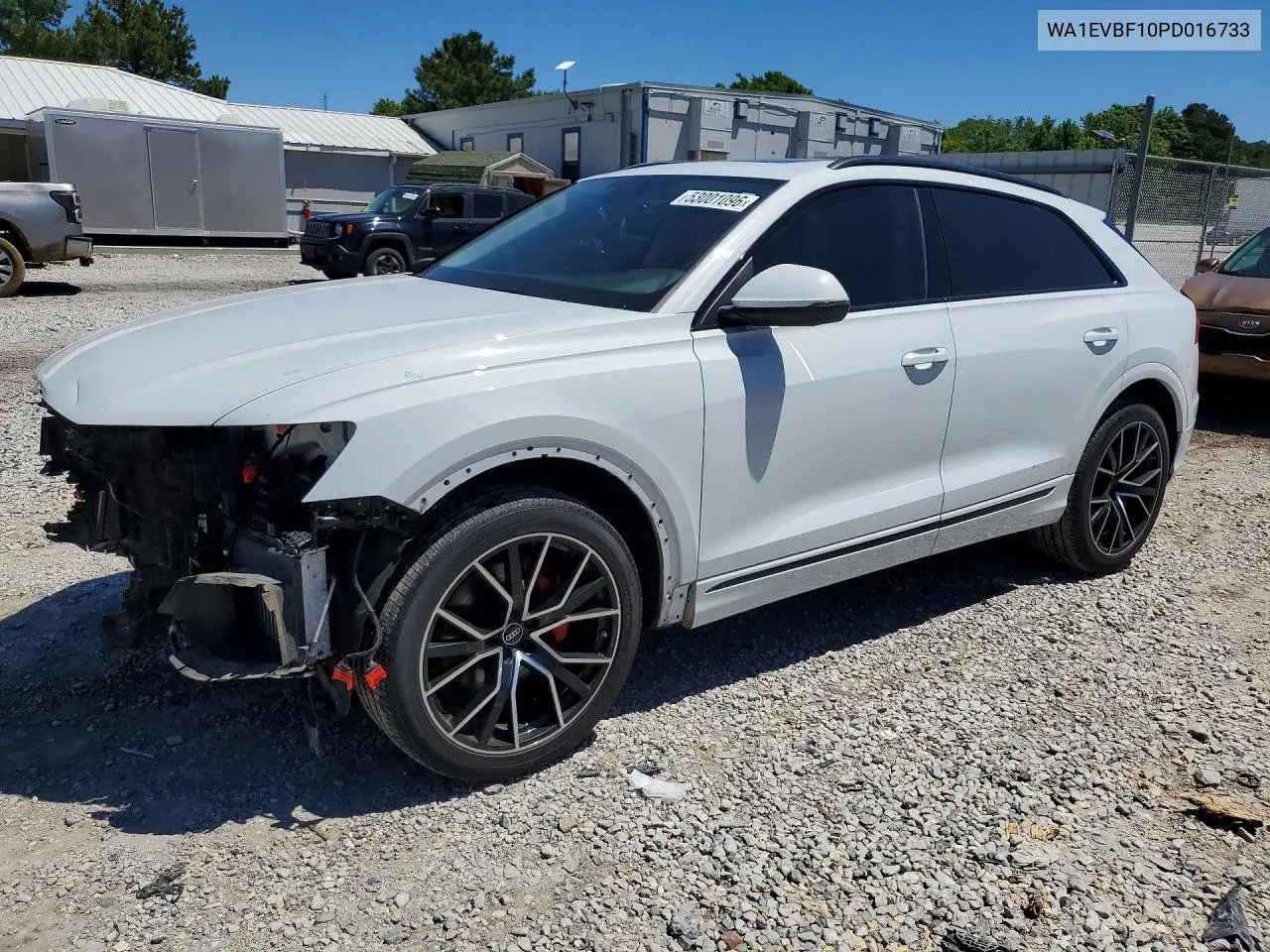 2023 Audi Q8 Premium Plus S-Line VIN: WA1EVBF10PD016733 Lot: 53001096