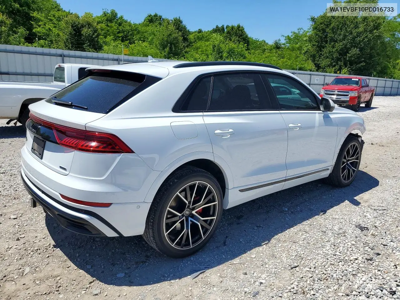 2023 Audi Q8 Premium Plus S-Line VIN: WA1EVBF10PD016733 Lot: 53001096