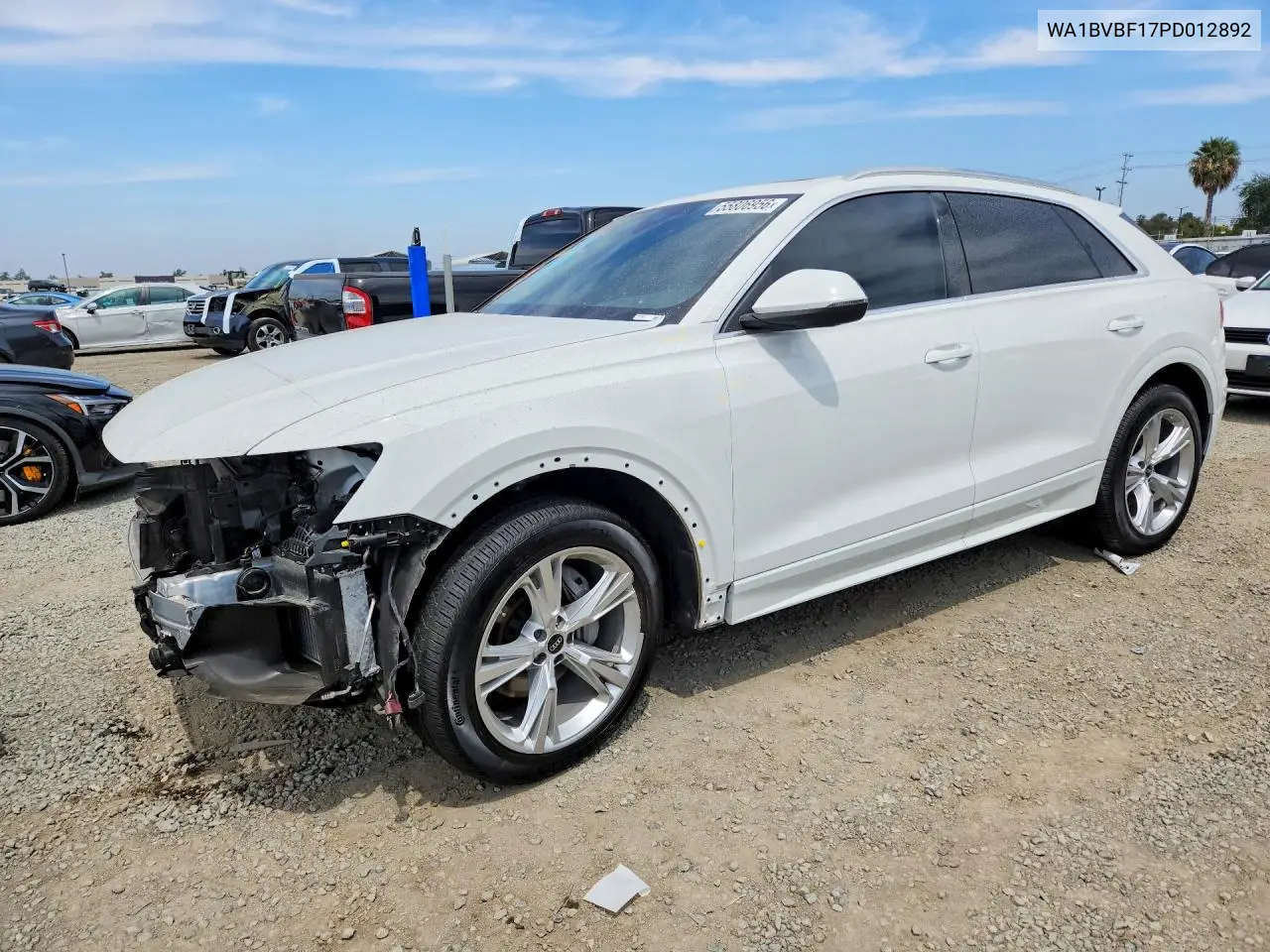 2023 Audi Q8 Premium Plus VIN: WA1BVBF17PD012892 Lot: 55806956