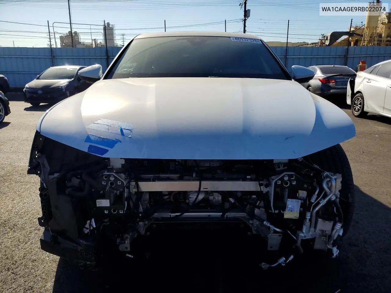 2024 Audi Q8 E-Tron Sportback Premium Plus VIN: WA1CAAGE9RB022074 Lot: 46932326