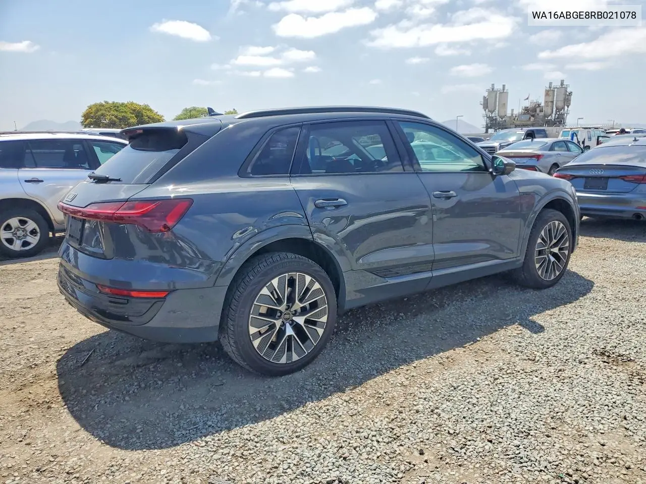 2024 Audi Q8 E-Tron Prestige VIN: WA16ABGE8RB021078 Lot: 53372666