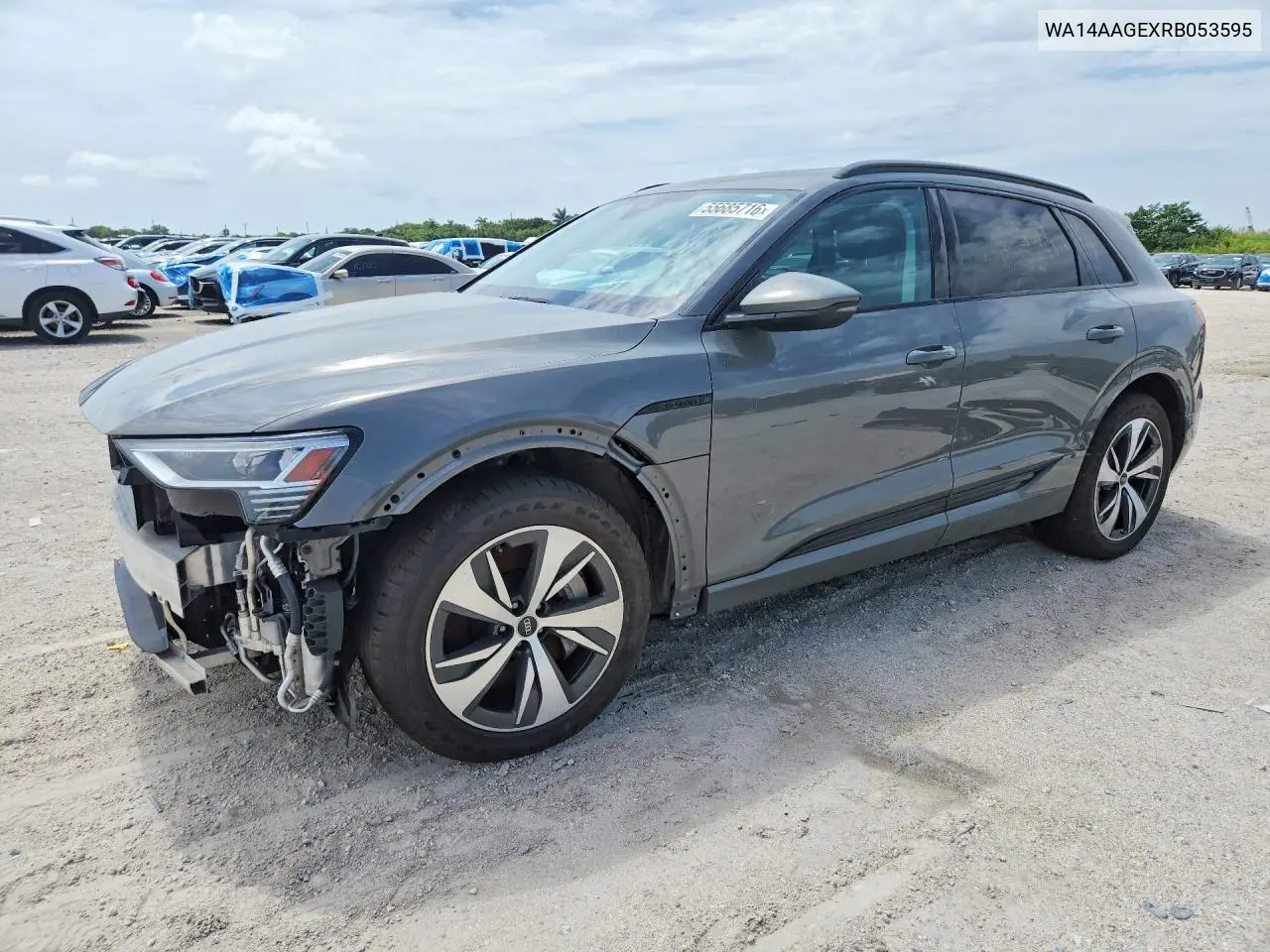 2024 Audi Q8 E-Tron Premium VIN: WA14AAGEXRB053595 Lot: 55685716
