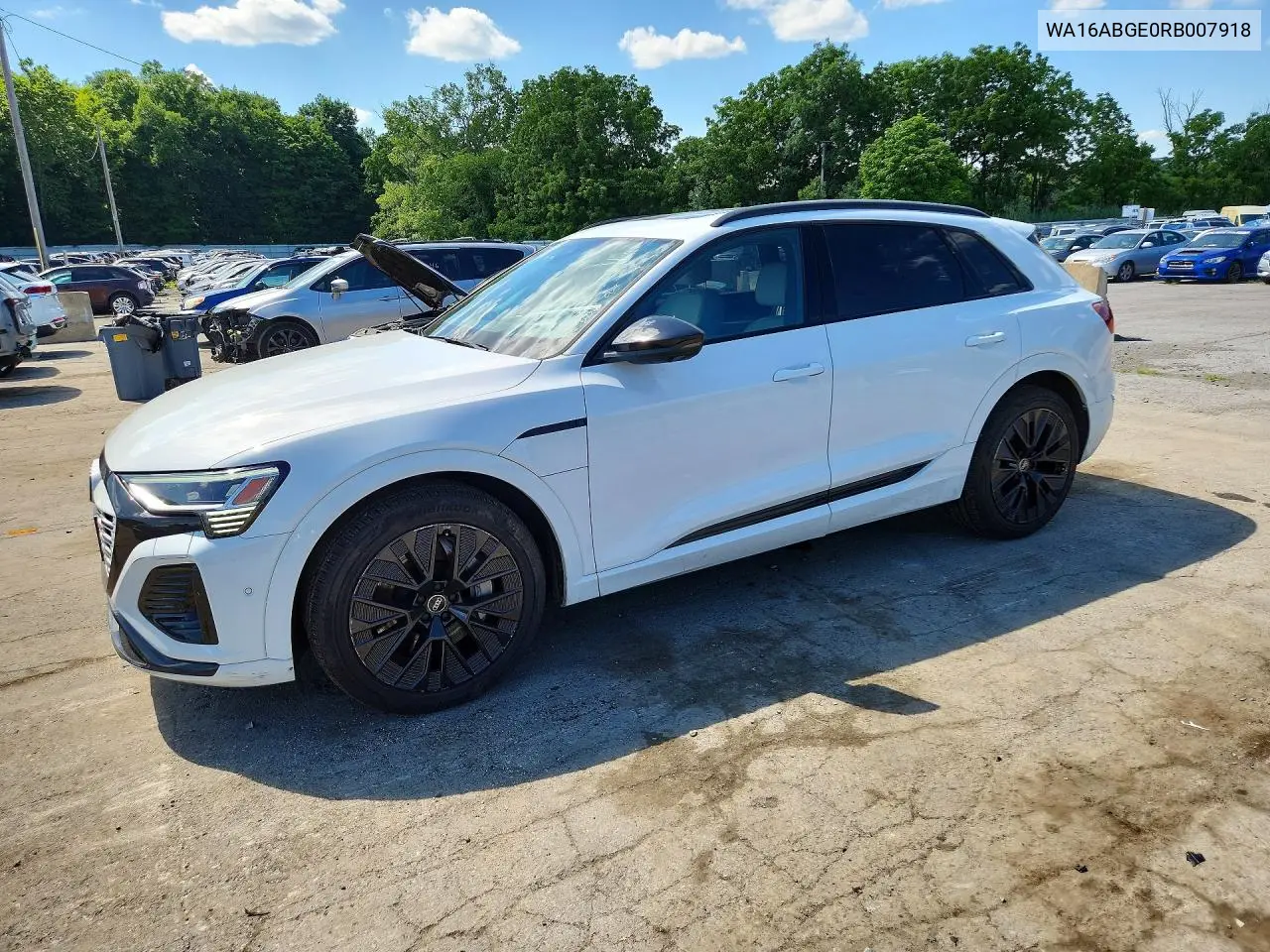 2024 Audi Q8 E-Tron Prestige VIN: WA16ABGE0RB007918 Lot: 59254996