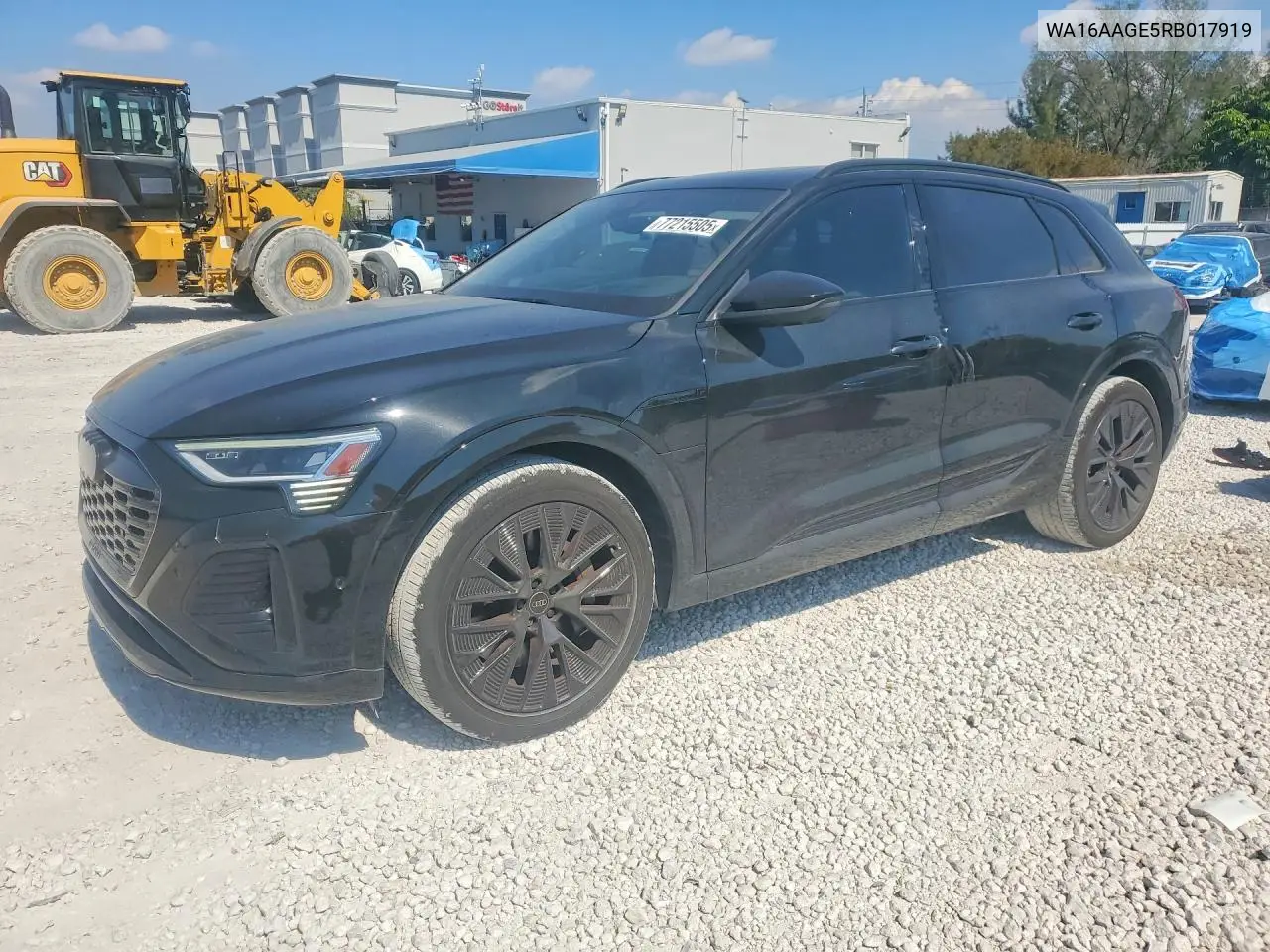 2024 Audi Q8 E-Tron Prestige VIN: WA16AAGE5RB017919 Lot: 77215505