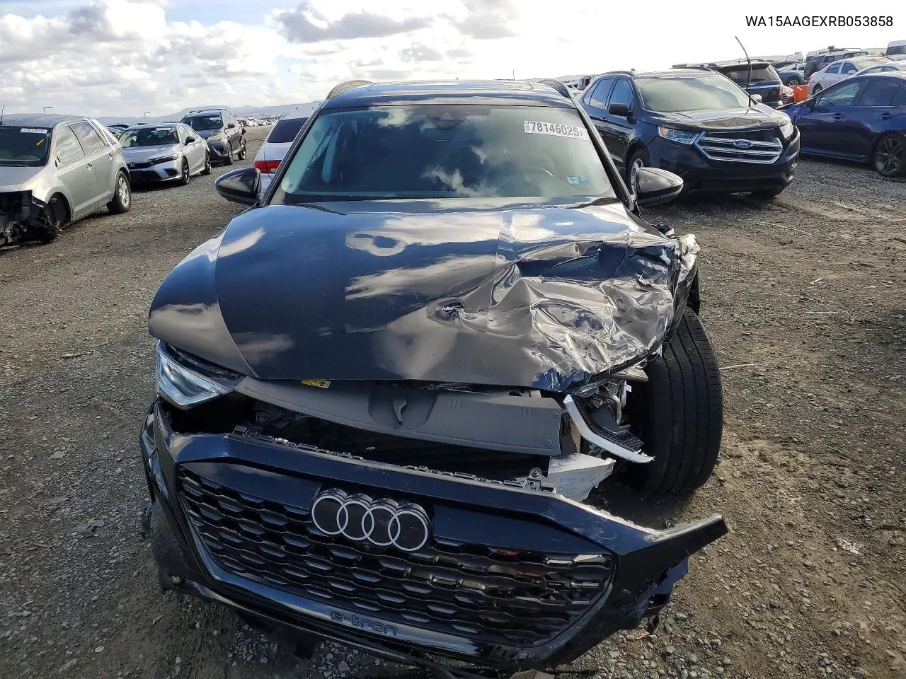 2024 Audi Q8 E-Tron Premium Plus VIN: WA15AAGEXRB053858 Lot: 78146025