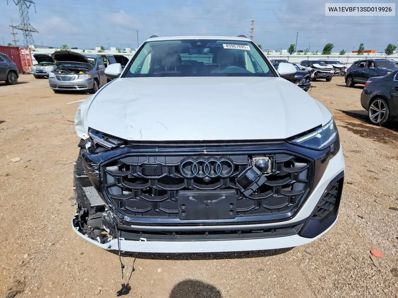 2025 Audi Q8 Premium Plus S-Line VIN: WA1EVBF13SD019926 Lot: 85967895