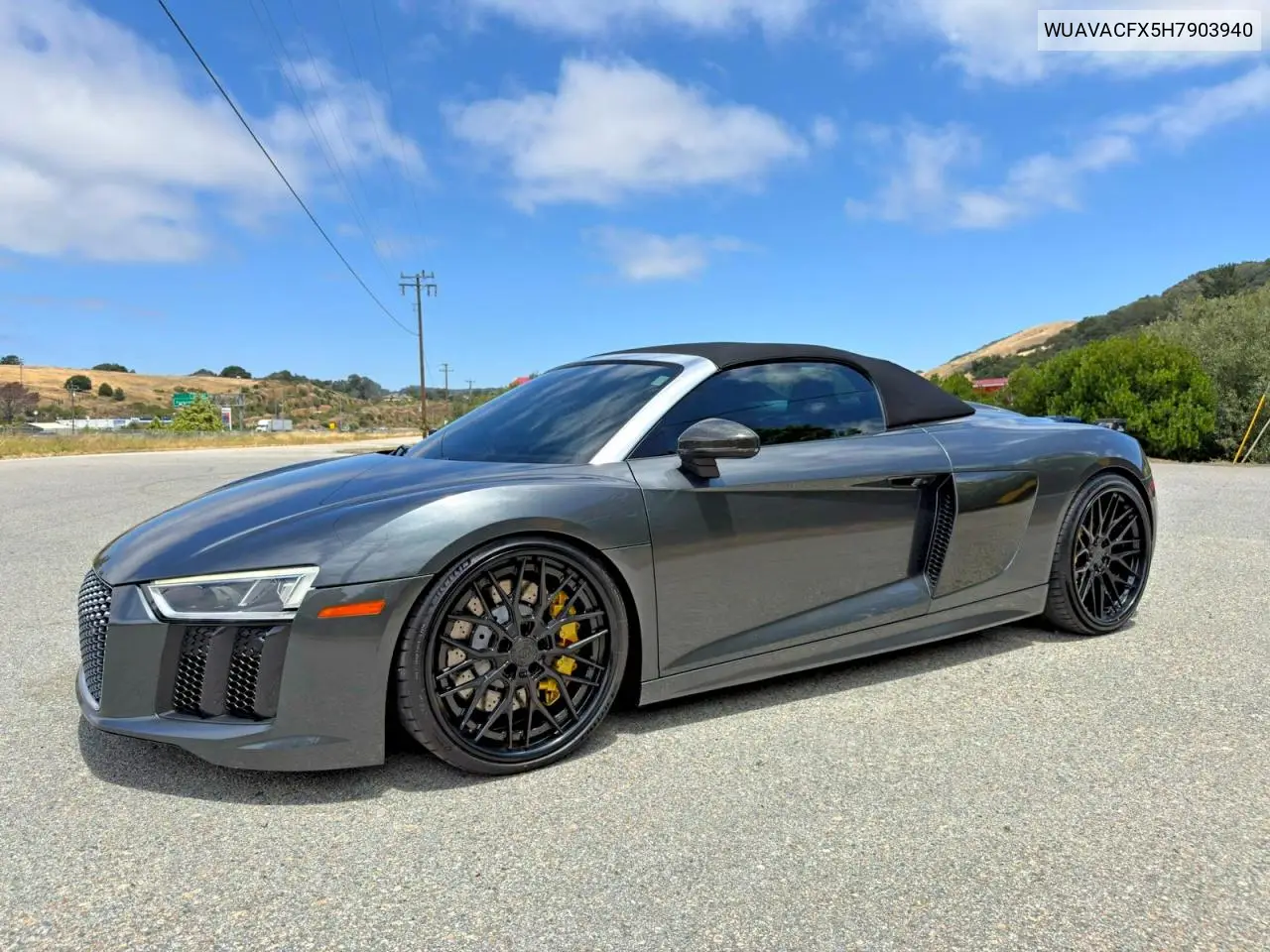 2017 Audi R8 Spyder VIN: WUAVACFX5H7903940 Lot: 85636545