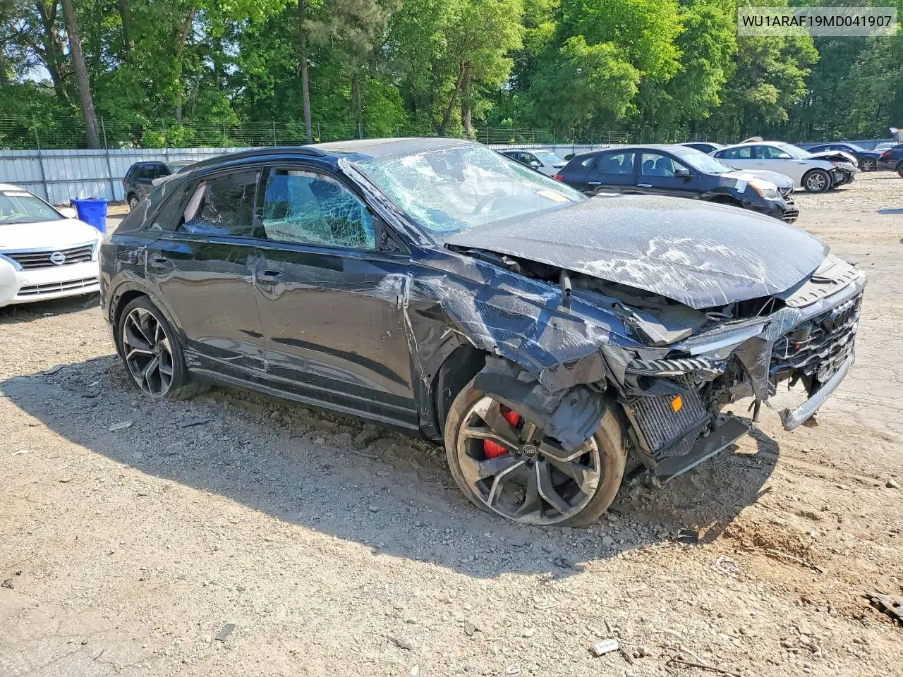 2021 Audi Rs Q8 VIN: WU1ARAF19MD041907 Lot: 50462106