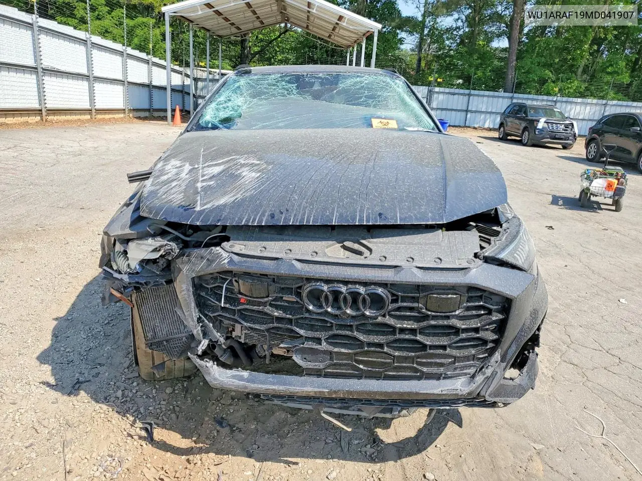 2021 Audi Rs Q8 VIN: WU1ARAF19MD041907 Lot: 50462106