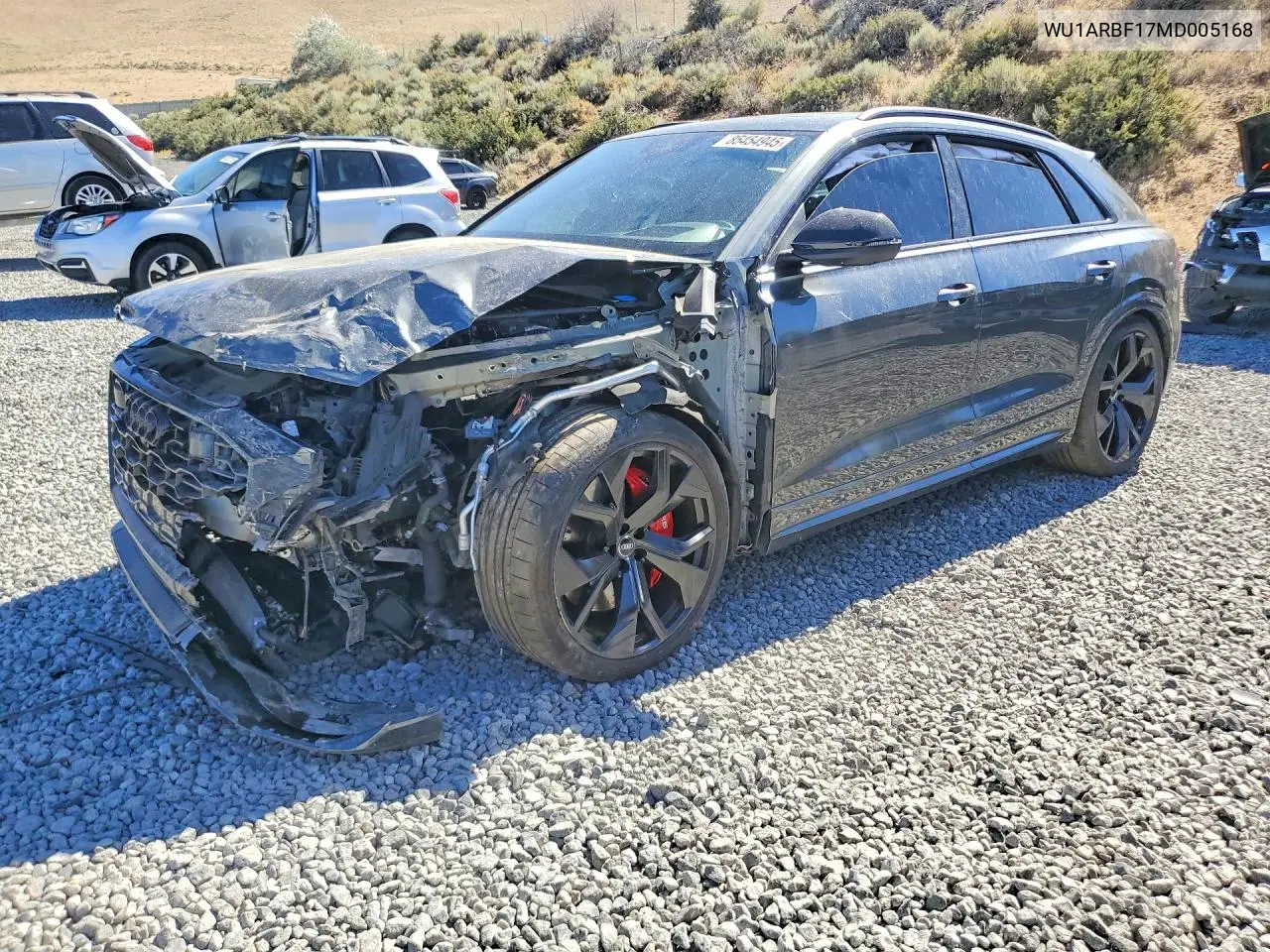 2021 Audi Rs Q8 VIN: WU1ARBF17MD005168 Lot: 85454945
