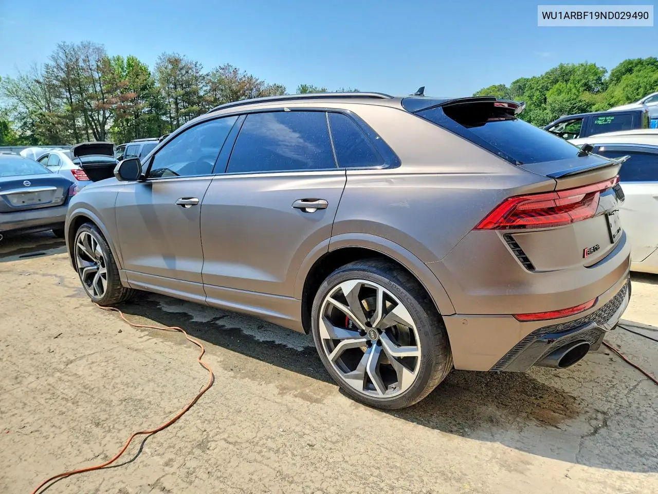 2022 Audi Rs Q8 VIN: WU1ARBF19ND029490 Lot: 54199556