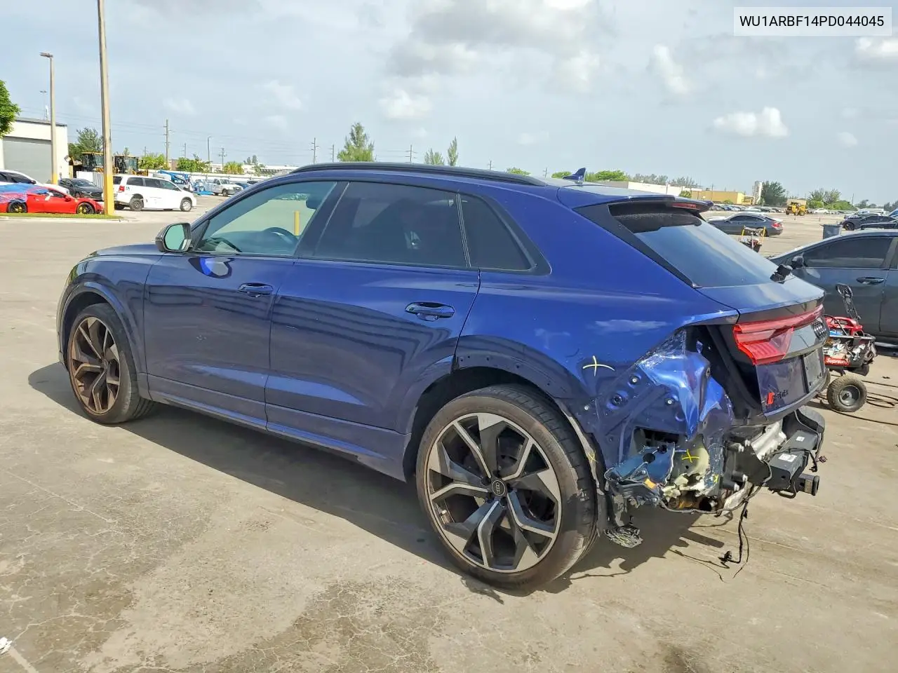 2023 Audi Rs Q8 VIN: WU1ARBF14PD044045 Lot: 59904706
