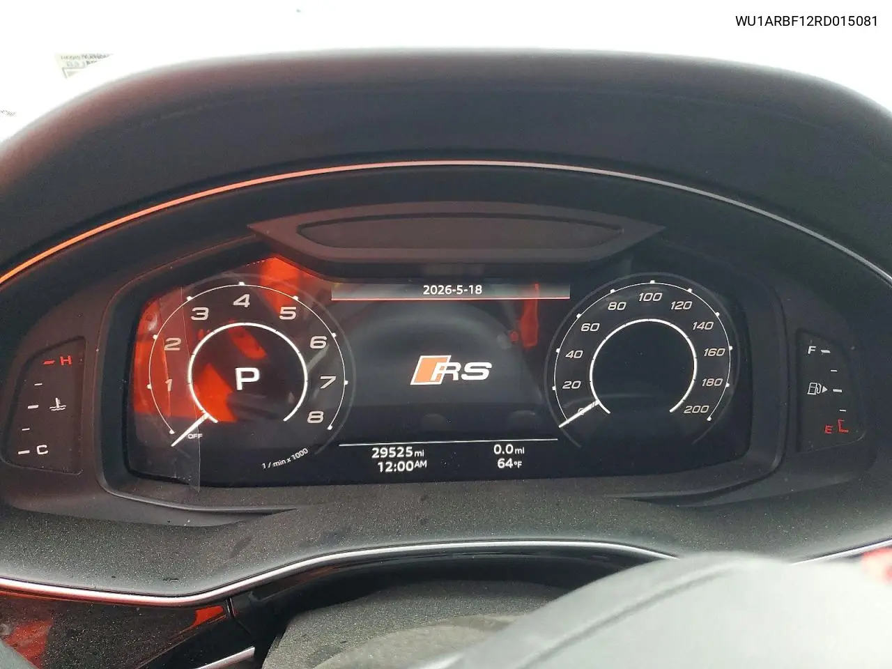 2024 Audi Rs Q8 VIN: WU1ARBF12RD015081 Lot: 58280416