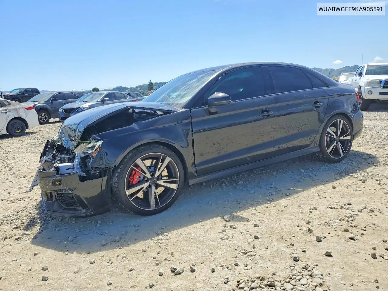 2019 Audi Rs3 VIN: WUABWGFF9KA905591 Lot: 51374006