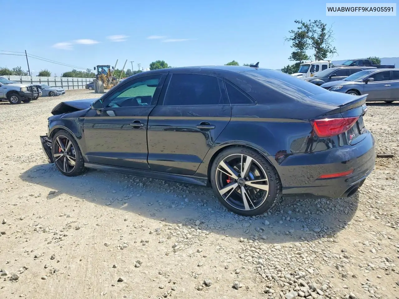 2019 Audi Rs3 VIN: WUABWGFF9KA905591 Lot: 51374006