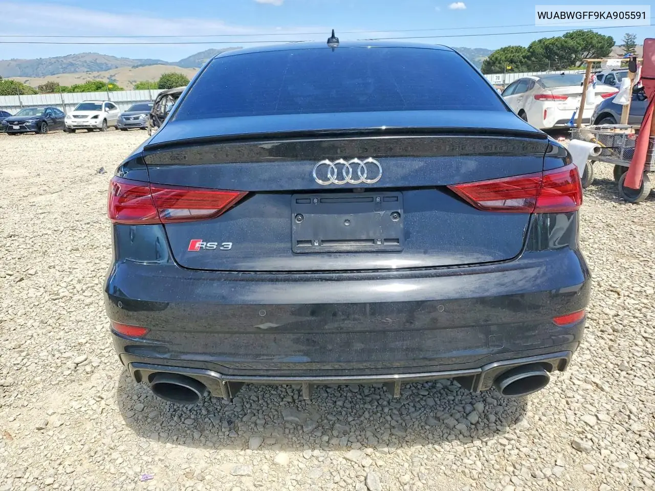 2019 Audi Rs3 VIN: WUABWGFF9KA905591 Lot: 51374006