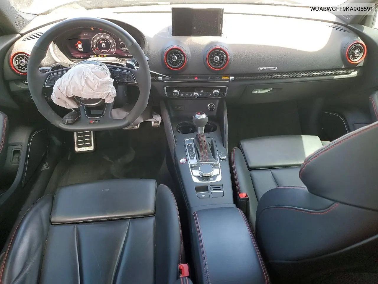 2019 Audi Rs3 VIN: WUABWGFF9KA905591 Lot: 51374006