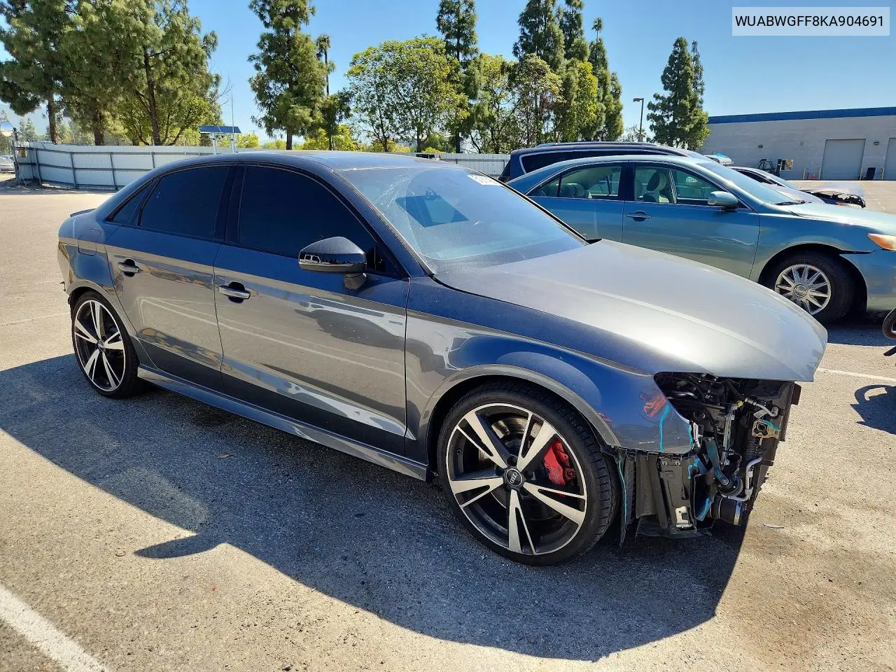 2019 Audi Rs3 VIN: WUABWGFF8KA904691 Lot: 51911486