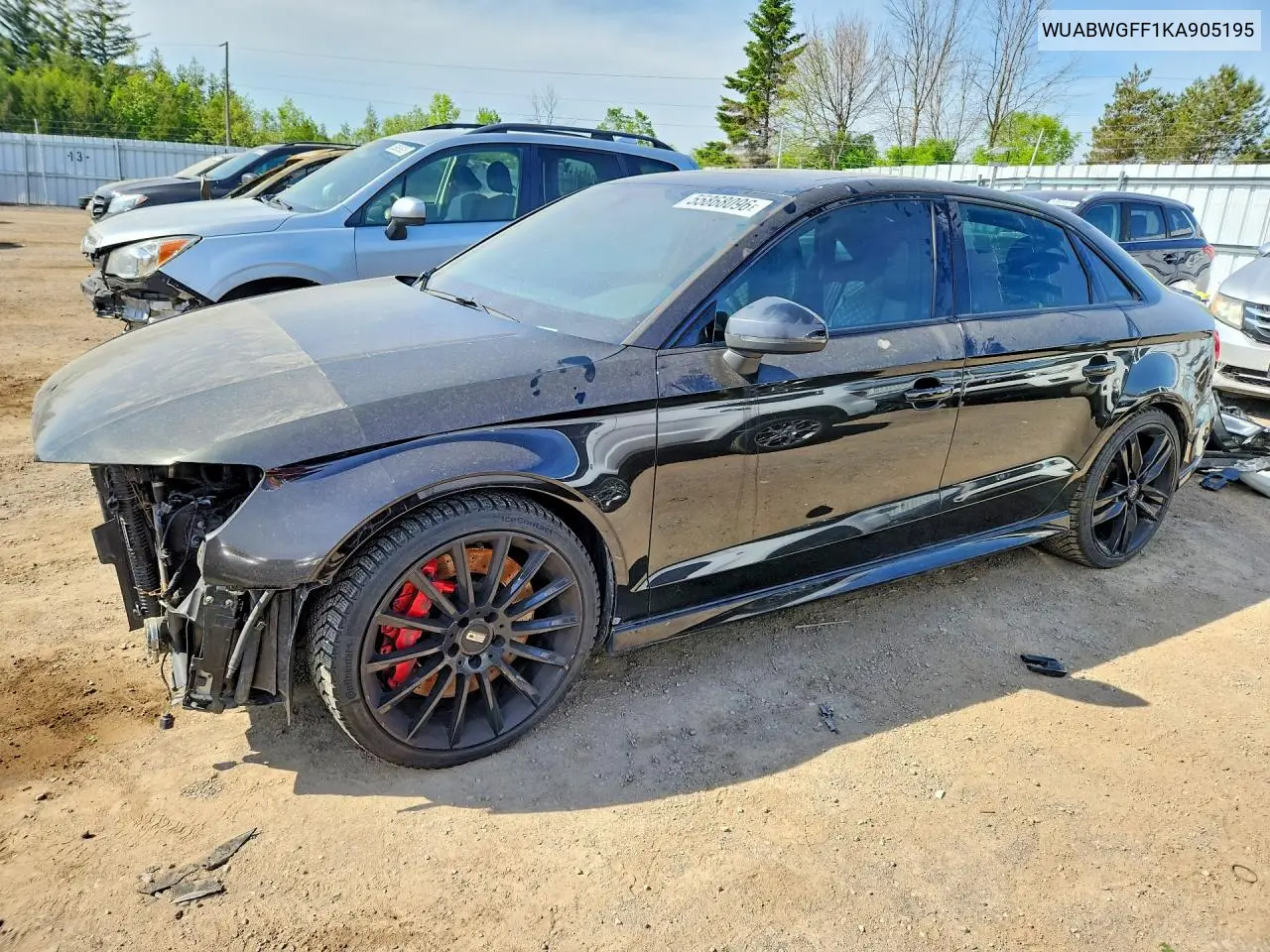 2019 Audi Rs3 VIN: WUABWGFF1KA905195 Lot: 55868096