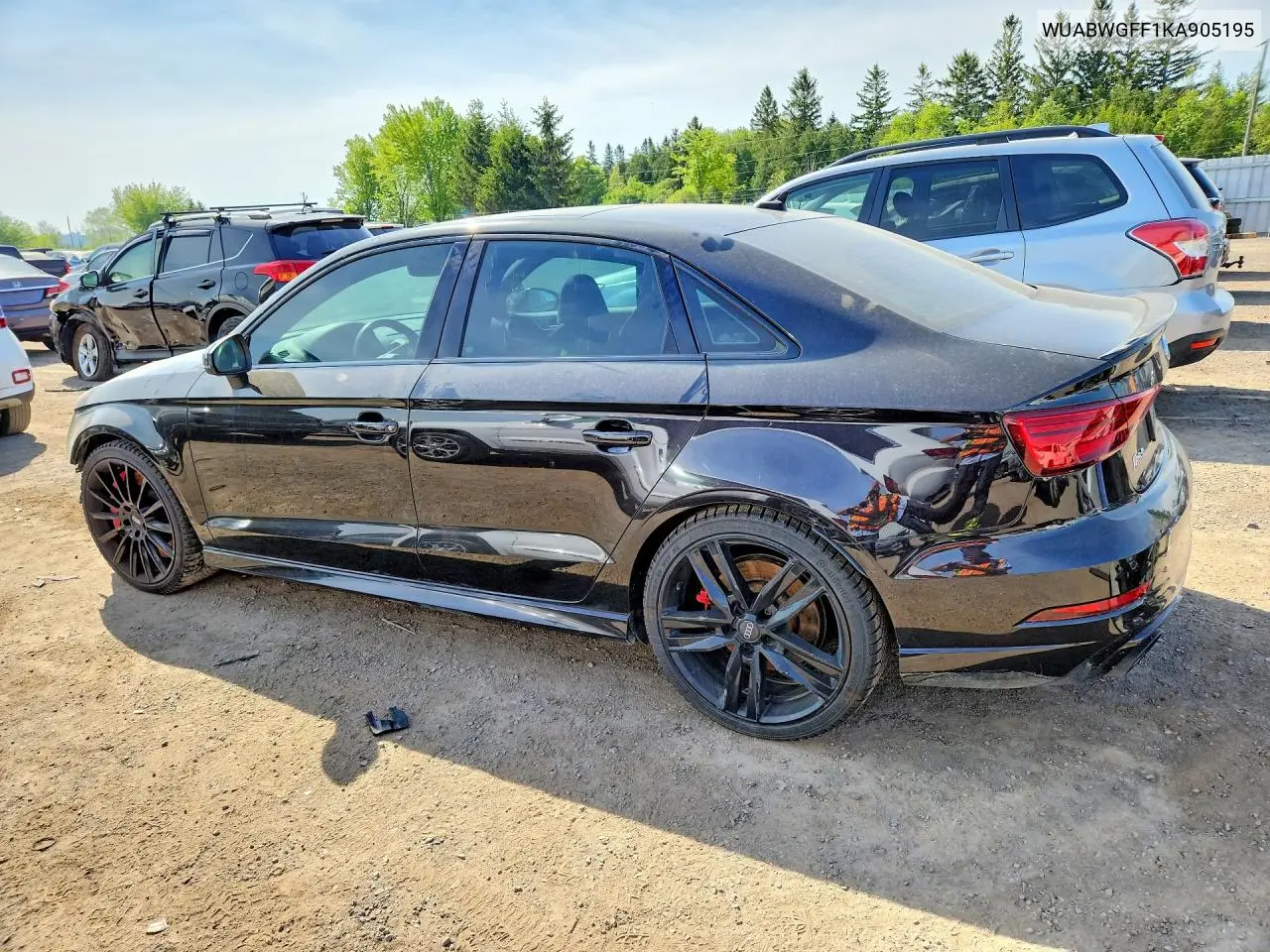 2019 Audi Rs3 VIN: WUABWGFF1KA905195 Lot: 55868096