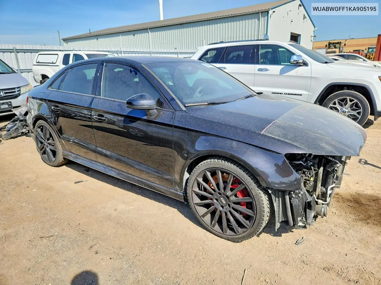 2019 Audi Rs3 VIN: WUABWGFF1KA905195 Lot: 55868096