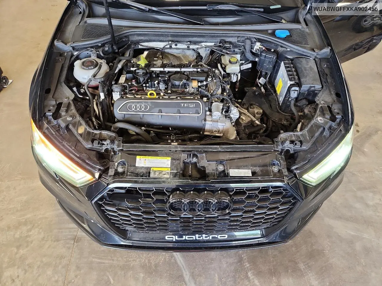 2019 Audi Rs3 VIN: WUABWGFFXKA902456 Lot: 59137026