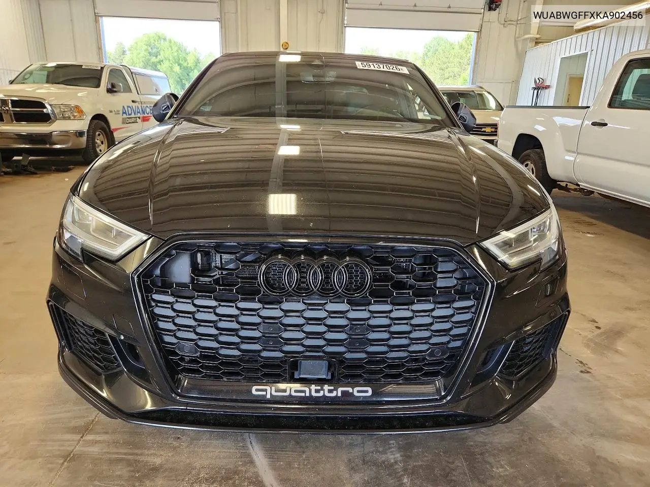 2019 Audi Rs3 VIN: WUABWGFFXKA902456 Lot: 59137026