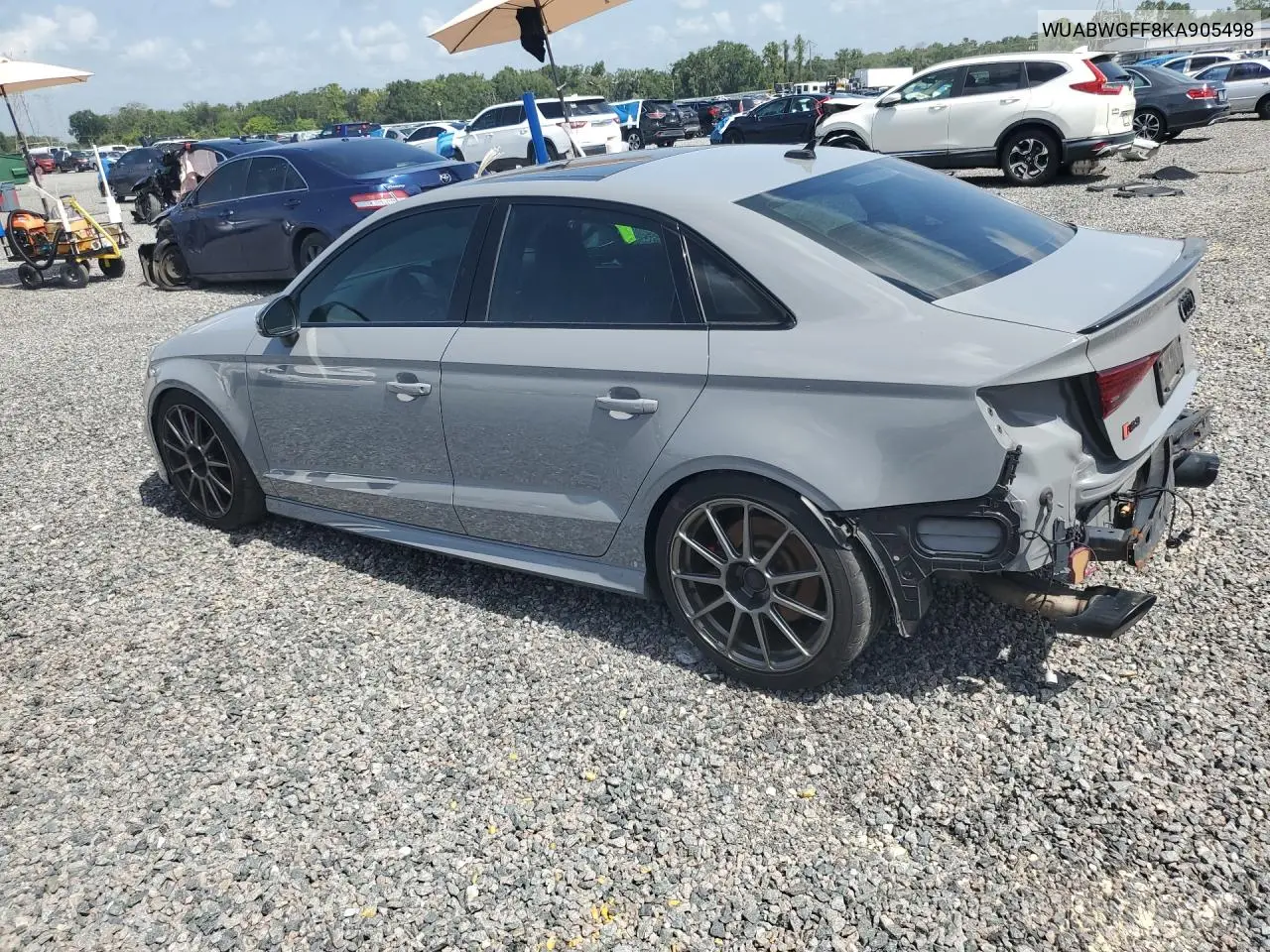 2019 Audi Rs3 VIN: WUABWGFF8KA905498 Lot: 59327906