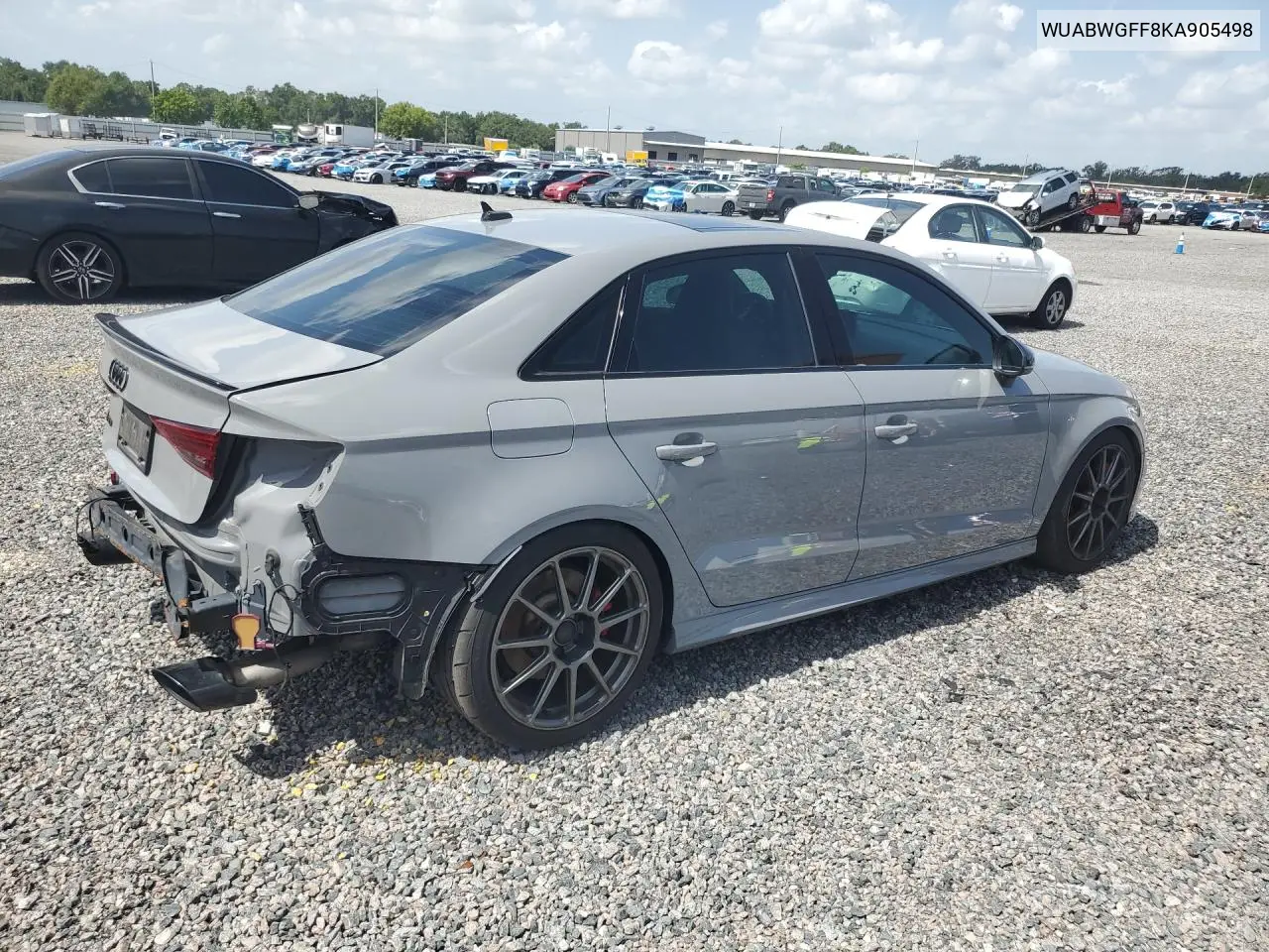 2019 Audi Rs3 VIN: WUABWGFF8KA905498 Lot: 59327906
