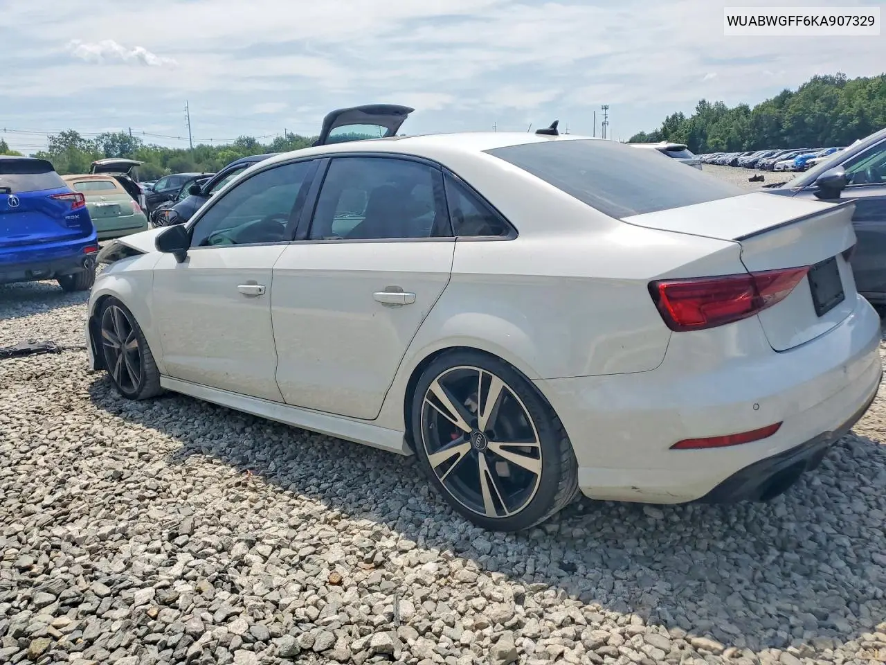 2019 Audi Rs3 VIN: WUABWGFF6KA907329 Lot: 61219906