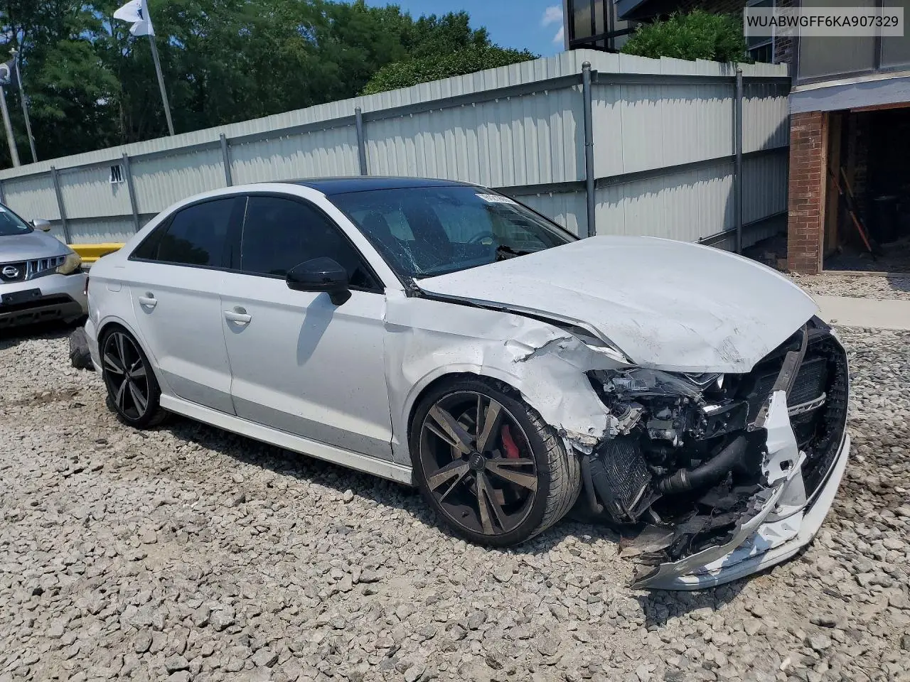 2019 Audi Rs3 VIN: WUABWGFF6KA907329 Lot: 61219906