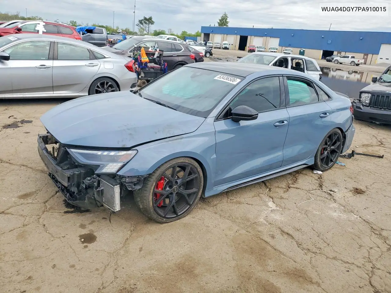 2023 Audi Rs3 VIN: WUAG4DGY7PA910015 Lot: 53436506