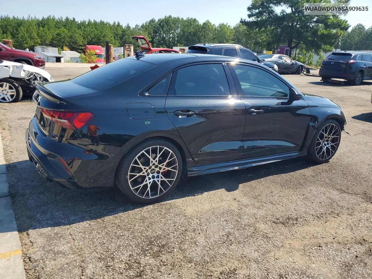 2025 Audi Rs3 VIN: WUAGWDGY6SA909635 Lot: 59610726