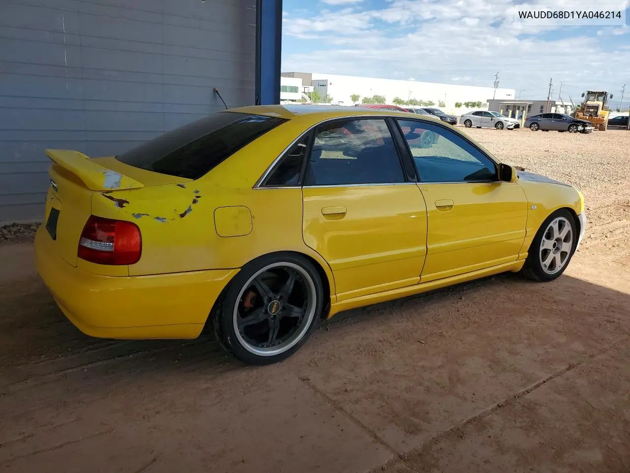 2000 Audi S4 2.7 Quattro VIN: WAUDD68D1YA046214 Lot: 58773166