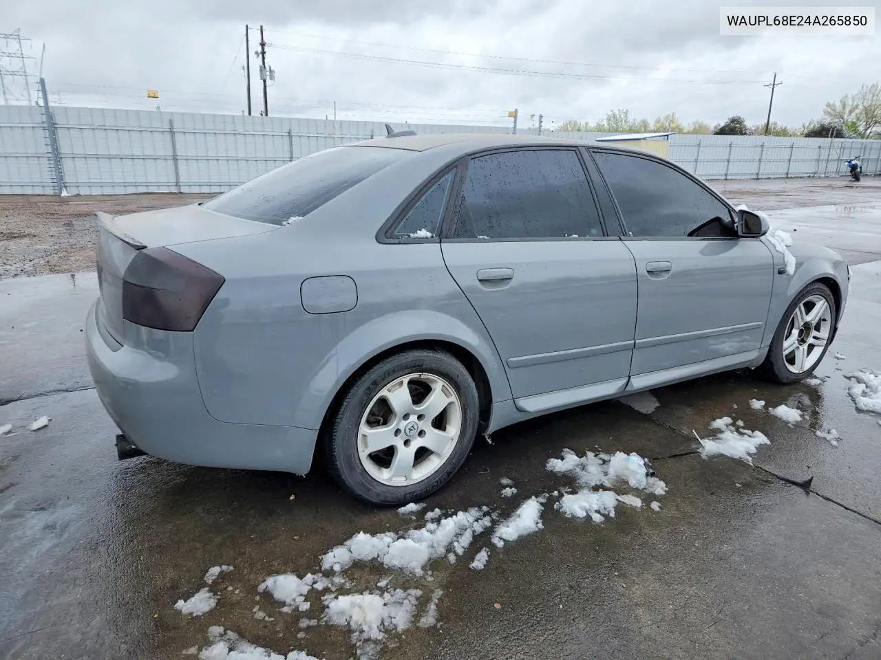 2004 Audi S4 VIN: WAUPL68E24A265850 Lot: 50621416