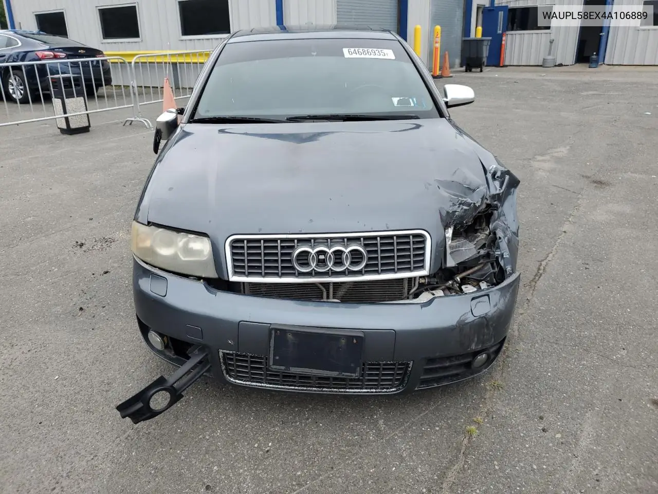 2004 Audi S4 VIN: WAUPL58EX4A106889 Lot: 64686935