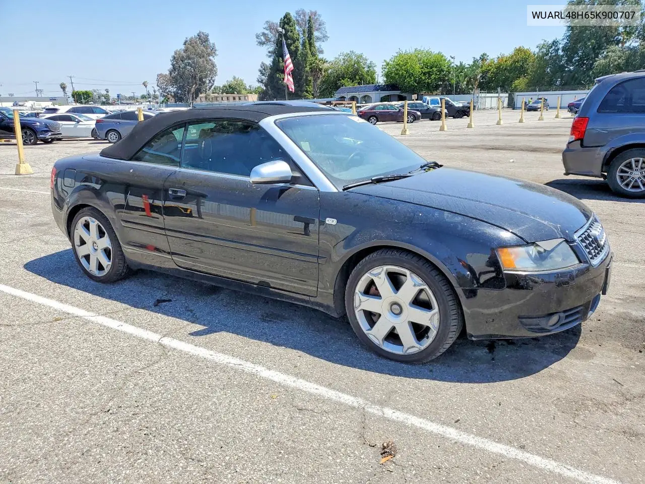 2005 Audi S4 Quattro Cabriolet VIN: WUARL48H65K900707 Lot: 52407966