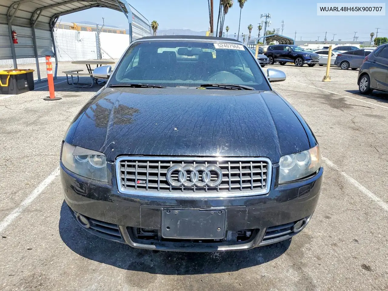 2005 Audi S4 Quattro Cabriolet VIN: WUARL48H65K900707 Lot: 52407966