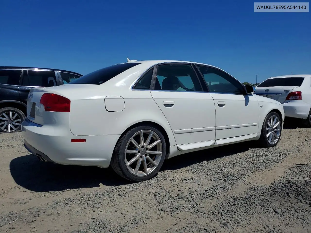 2005 Audi New S4 Quattro VIN: WAUGL78E95A544140 Lot: 58312286