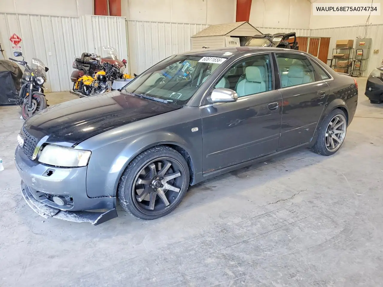 2005 Audi S4 VIN: WAUPL68E75A074734 Lot: 60611656