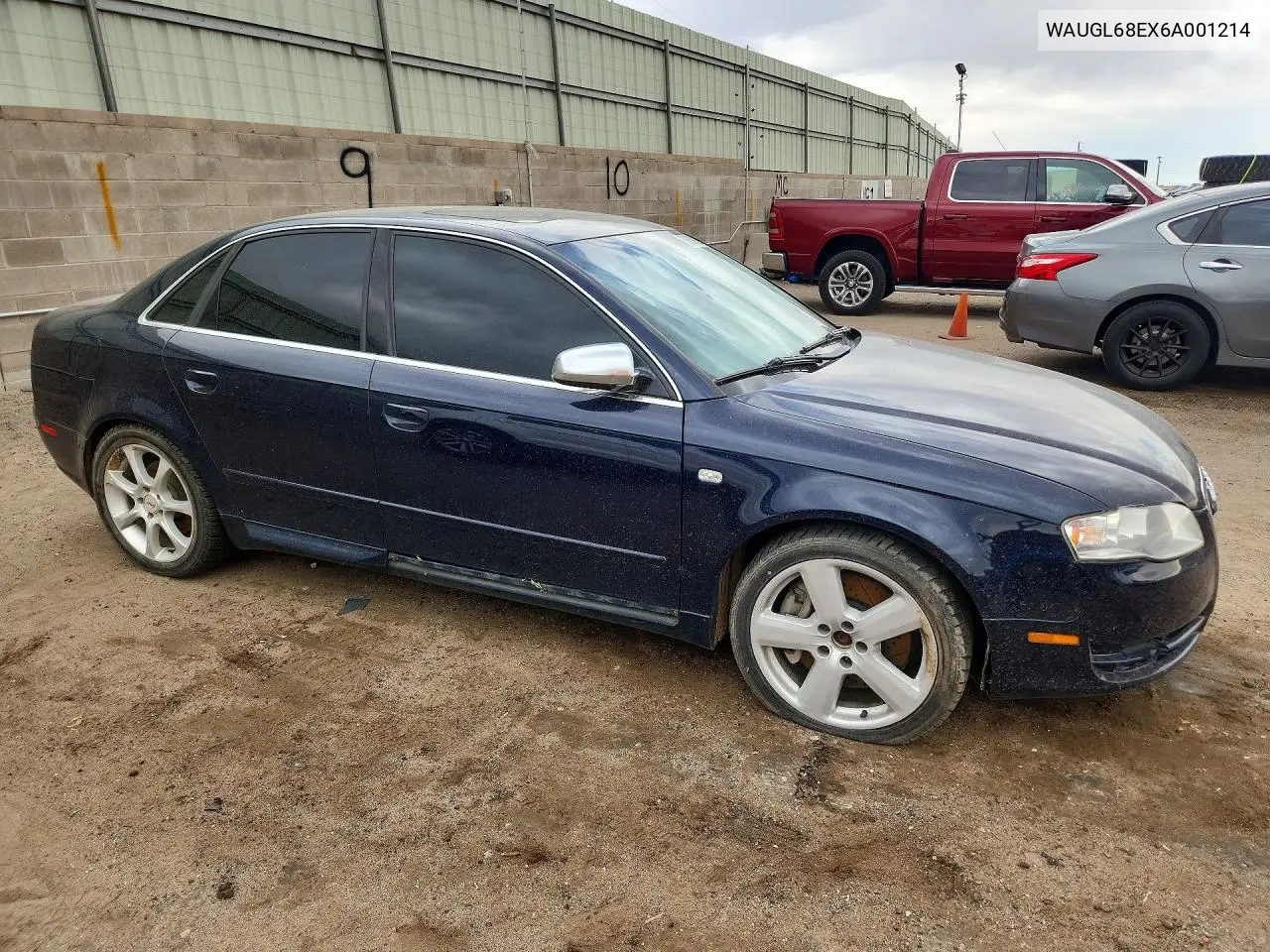 2006 Audi S4 Quattro VIN: WAUGL68EX6A001214 Lot: 58699086
